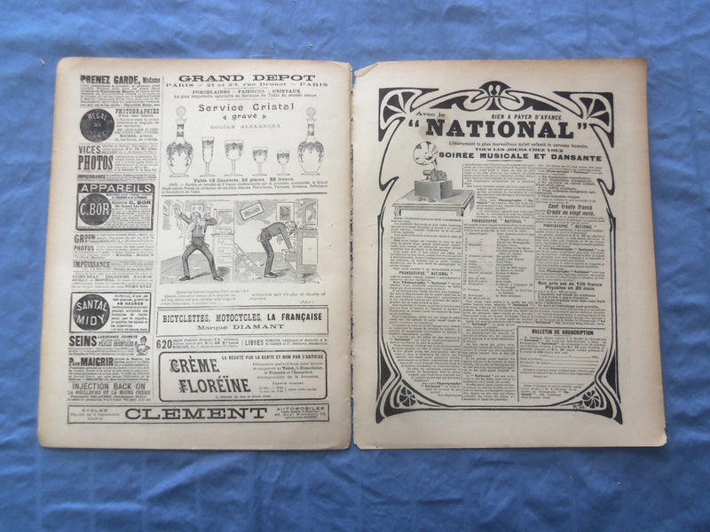 1901 JUNE 22 LE SOURIRE MAGAZINE - ILLUSTRATED COMEDY - FRENCH TEXT - SP 4864P