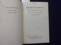 1965 THE ART OF SURVIVAL HARDCOVER BOOK BY CORD CHRISTIAN TROEBST - KD 8919