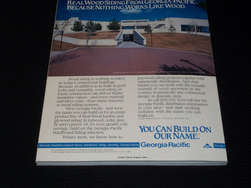 1984 APRIL ARCHITECTURAL RECORD MAGAZINE - KNOLL BUILDING COVER - E 4005