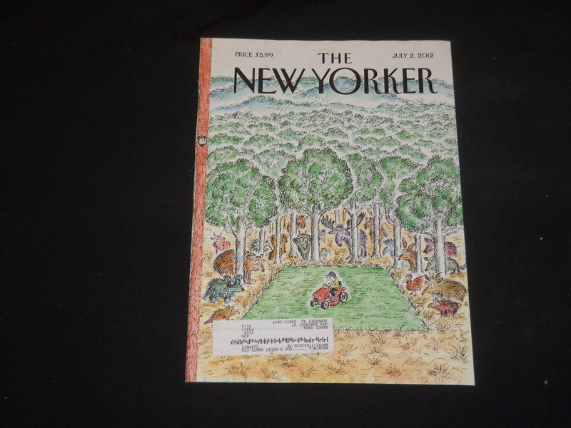 2012 JULY 2 THE NEW YORKER MAGAZINE - ILLUSTRATED COVER - NY 2160