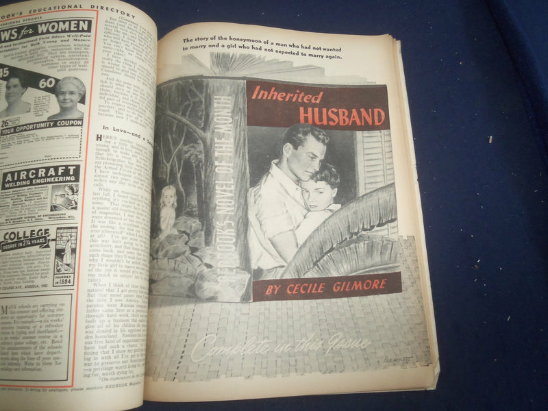1942 AUGUST REDBOOK MAGAZINE - UNITED WE STAND - AMERICAN FLAG - SP 4796X