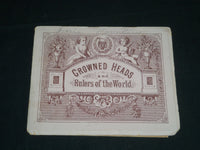 1880'S CROWNED HEADS AND RULERS OF THE WORLD BOOK - J 4325