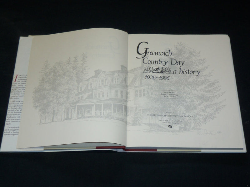1988 GREENWICH COUNTRY DAY A HISTORY BOOK BY SUSAN D. ELIA - KD 6024