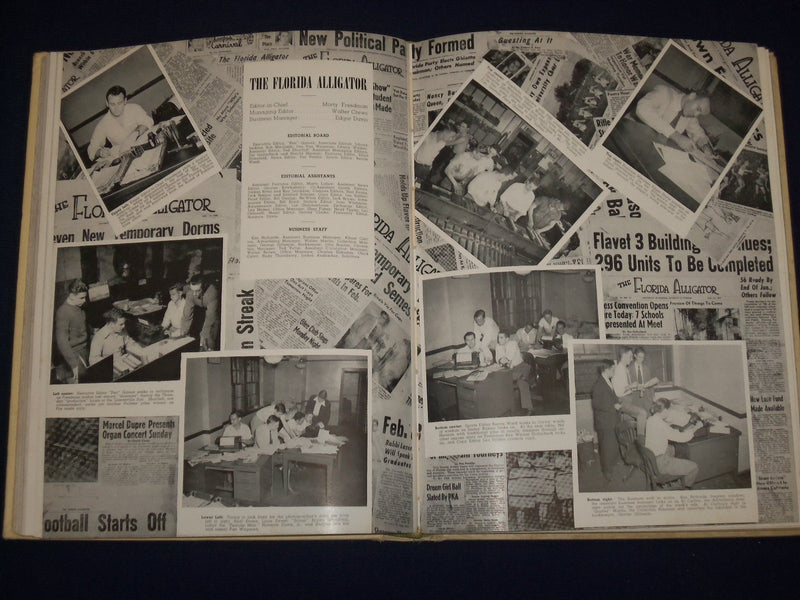 1947 SEMINOLE UNIVERSITY OF FLORIDA YEARBOOK - GAINESVILLE - PHOTOS - YB 421