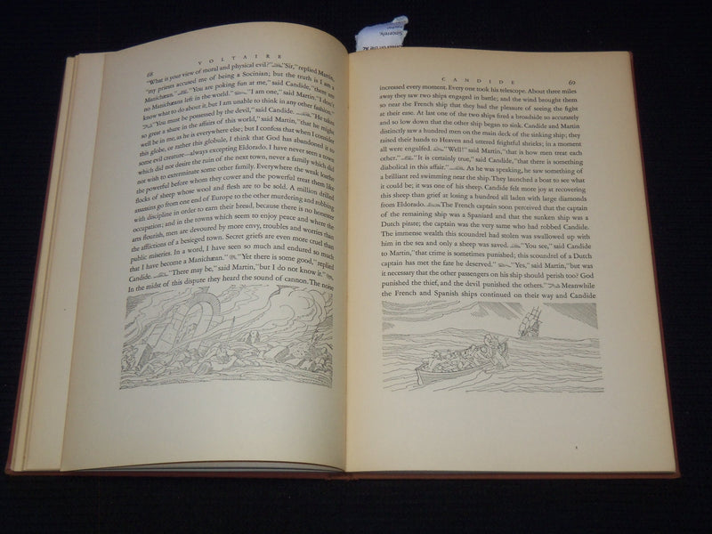 1936 CANDIDE BOOK BY JEAN FRANCOIS MARIE AROUET DE VOLTAIRE - KENT - KD 7916