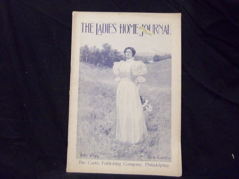 1895 JULY LADIES' HOME JOURNAL MAGAZINE - GREAT ILLUSTRATIONS & ADS - ST 1545