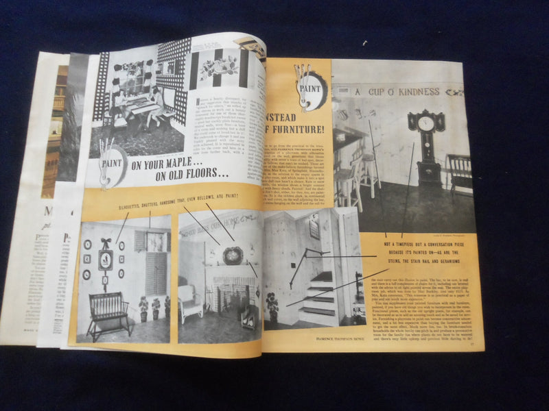 1944 NOVEMBER THE AMERICAN HOME MAGAZINE - PAINT WILL DO IT EVERY TIME- SP 6118K