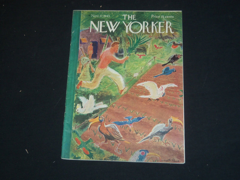 1945 NOVEMBER 17 THE NEW YORKER MAGAZINE - ILLUSTRATED COVER - NY 138