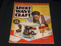 1932 APRIL SHORT WAVE CRAFT MAGAZINE NICE COVERS & INSIDE CONTENT - E 2340