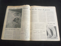 1969 JULY 9 CHICAGO AMERICAN TODAY NEWSPAPER -PREVIEW OF MOON LANDING - NP 5835