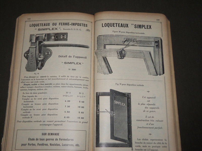 1914 A. CERNEAU FABRIQUE DE CUIVRERIE ET QUINCAILLERIE FRENCH CATALOGUE - FR 725