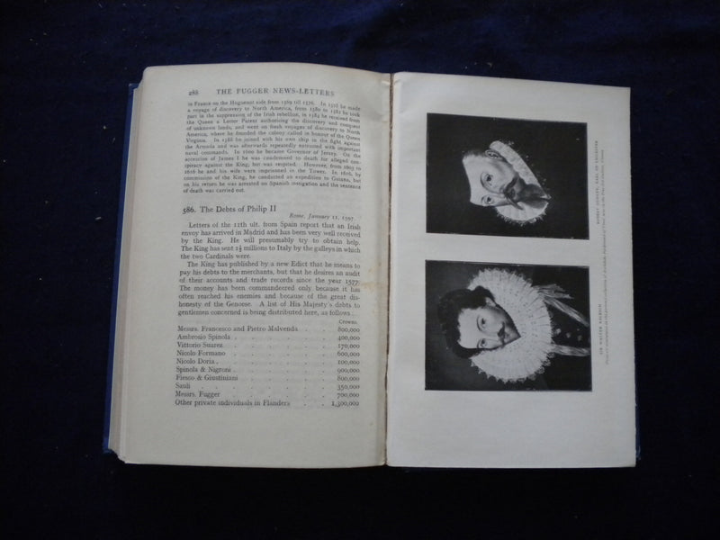 1926 THE FUGGER NEWS LETTERS 1568-1605 HARDCOVER BOOK - SECOND SERIES - KD 8023