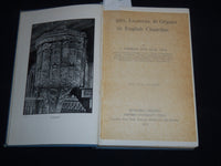 1915 PULPITS - LECTERNS AND ORGANS BOOK BY J. CHARLES COX - KD 5980B