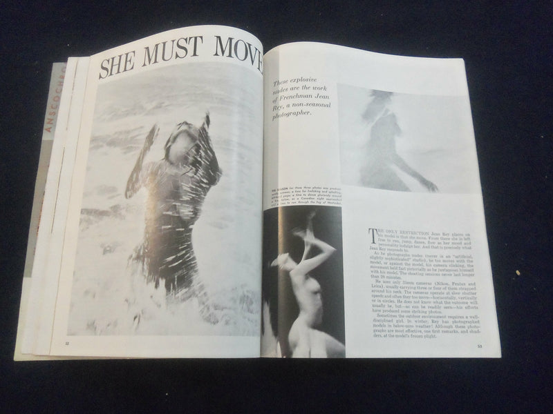 1968 APRIL U.S CAMERA AND TRAVEL MAGAZINE - NEW ENLARGING METER - SP 4714C