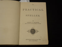 1875 MONROE'S PRACTICAL SPELLER BOOK BY LEWIS B. MONROE - K 2190