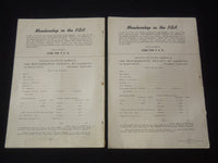 1942 THE JOURNAL OF THE PHOTOGRAPHIC SOCIETY OF AMERICA LOT OF 3 ISSUES - K 2624