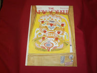 1972 JANUARY 1 NEW YORKER MAGAZINE FRONT COVER ONLY - GREAT ART FOR FRAMING