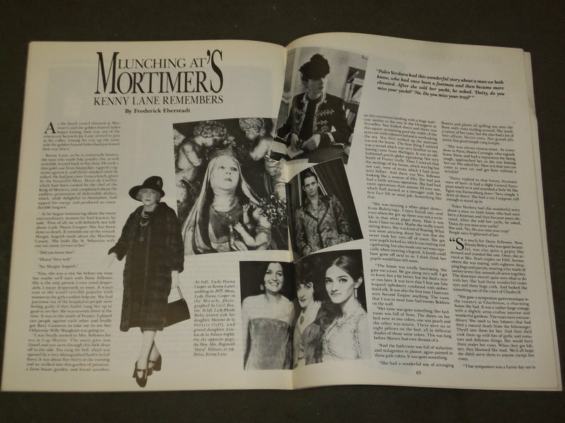 1989 SEPTEMBER QUEST MAGAZINE - KENNETH JAY LANE - B 5056
