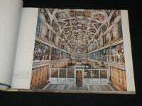 1975 THE SISTINE AND PAULINE CHAPELS IN THE VATICAN HARDCOVER BOOK - R 711O