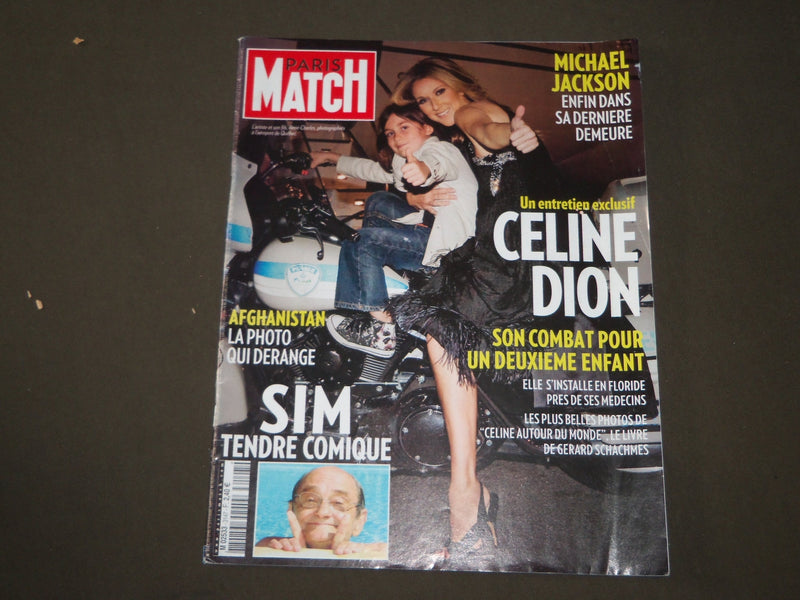 2009 SEPTEMBER 10-16 PARIS MATCH (FRENCH) MAGAZINE - CELINE DION - SP 9961
