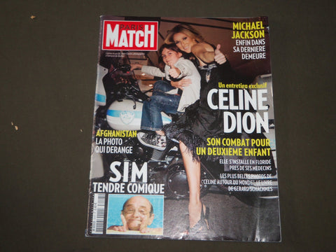 2009 SEPTEMBER 10-16 PARIS MATCH (FRENCH) MAGAZINE - CELINE DION - SP 9961