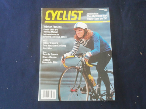 1984 DECEMBER CYCLIST MAGAZINE - THE OLYMPICS YOU NEVER SAW ON TV! - ST 1765W
