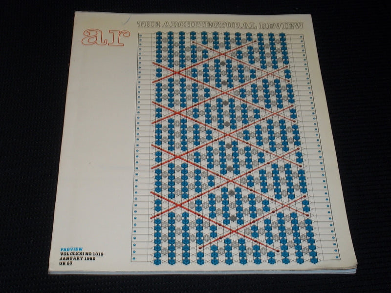 1982 JANUARY ARCHITECTURAL REVIEW MAGAZINE - PREVIEW ISSUE COVER - E 2999G