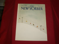 1984 FEBRUARY 27 NEW YORKER MAGAZINE FRONT COVER ONLY - GREAT ART FOR FRAMING