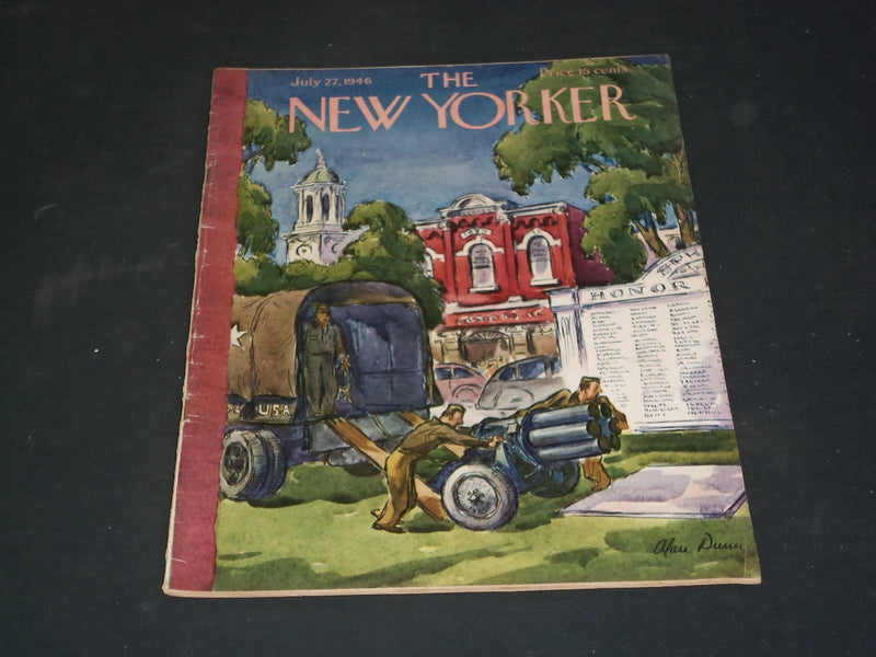 1946 JULY 27 THE NEW YORKER MAGAZINE - ILLUSTRATED COVER - NY 896