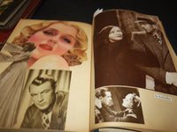 1930'S HOLLYWOOD MOVIE STAR SCRAPBOOK - JEAN HARLOW - HEPBURN - 22A