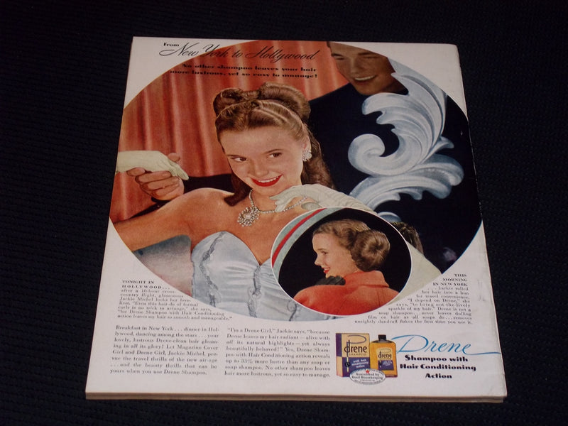 1946 DECEMBER MODERN SCREEN MAGAZINE - JEANNE CRAIN COVER - E 16837