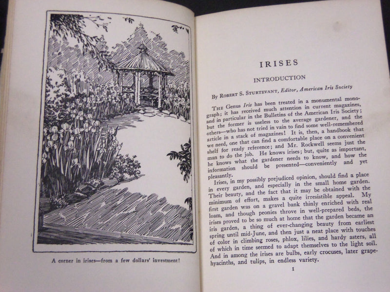 1930 THE HOME GARDEN HANDBOOKS - IRISES BY F. F. ROCKWELL - KD 5810