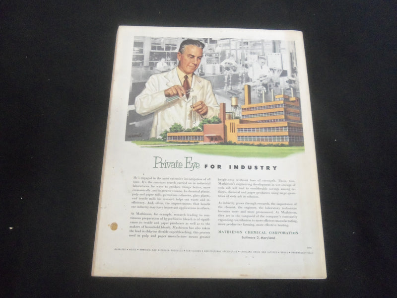 1954 JANUARY FORTUNE MAGAZINE - CROWN ZELLERBACH'S SECOND GROWTH - F 798