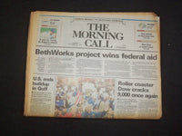 1998 NOV 17 MORNING CALL NEWSPAPER-ALLENTOWN, PA-DOW CRACKS 9,000 AGAIN -NP 8278