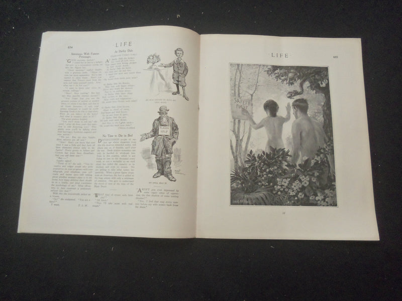 1915 APRIL 15 LIFE MAGAZINE - SPRING SOWING - L 761C