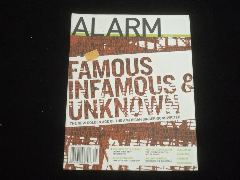 2006 WINTER ALARM MAGAZINE - FAMOUS INFAMOUS & UNKNOWN - ST 7020