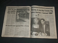 1999 MARCH 9 NEW YORK POST NEWSPAPER - JOE DIMAGGIO DIED 1914-1999 - NP 4134