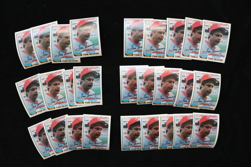 TOM SEAVER 1982 TOPPS BASEBALL CARDS - CARD #30 - NM-MT - LOT OF 27 - #181