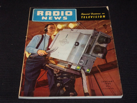 1945 JANUARY RADIO NEWS MAGAZINE - NBC FRONT COVER - E 5182