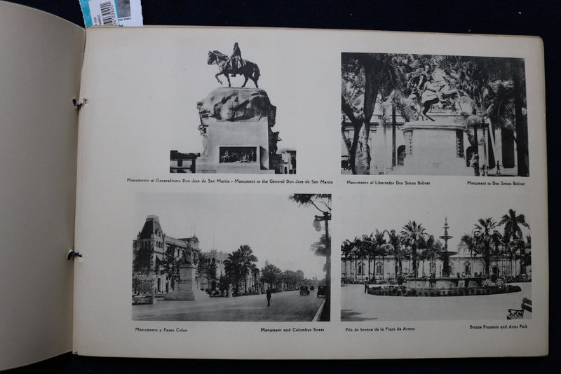 1900'S LIMA - LA CIUDAD VIRREIRAL - VIEW SOFTCOVER BOOK - SPANISH TEXT - K 656