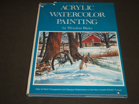 Acrylic Watercolor Painting by Wendon Blake (1970, Hardcover) - I 423