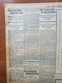 1921 NOVEMBER 26 NEW YORK TIMES -HARDING PLANS YEARLY MEETING OF POWERS -NT 8010