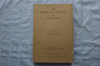 1918-1922 SURGICAL CLINICS OF CHICAGO & NORTH AMERICA MAGAZINE- LOT OF 5- O 3898