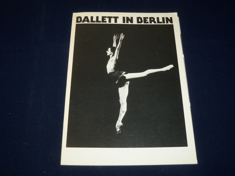 1978 BALLETT IN BERLIN BALLET PROGRAM - GREAT PHOTOS - J 5110