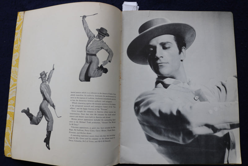 1962 JOSE GRECO AND HIS SPANISH BALLET PROGRAM - K 1740