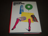 1989 GRAPHIC DESIGN USA NO. 10 HARDCOVER BOOK - GREAT PRINTS - I 579