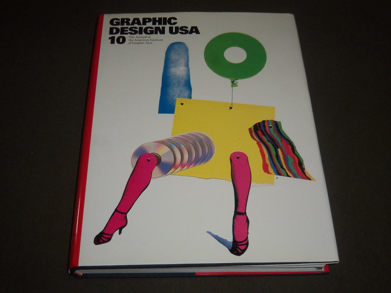1989 GRAPHIC DESIGN USA NO. 10 HARDCOVER BOOK - GREAT PRINTS - I 579