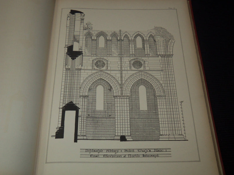 1887 PUGIN STUDENTSHIP DRAWINGS VOLUME #43 OF 200 - G. WASHINGTON BROWNE - Z 285