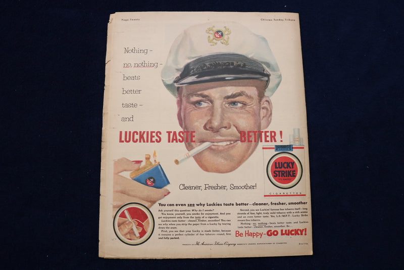 1953 JUNE 21 CHICAGO TRIBUNE MAGAZINE - ROCK HUDSON COVER - E 22147