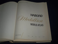 1969 HAMMOND'S MEDALLION WORLD ATLAS - GREAT COLOR MAPS - 11.5